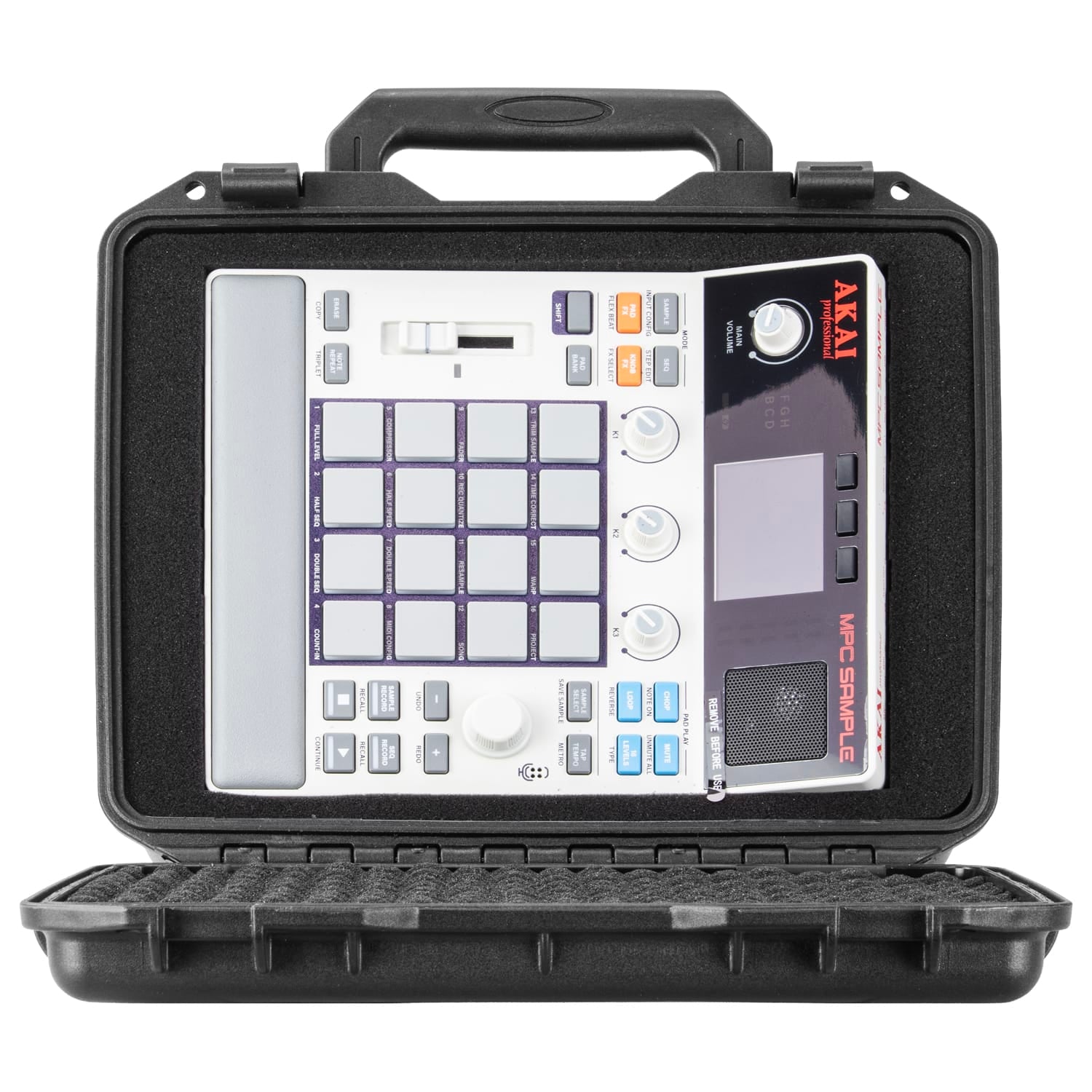 Odyssey VUMPCSAMPLE - Odyssey Akai Professional MPC SAMPLE Watertight and Dustproof Case