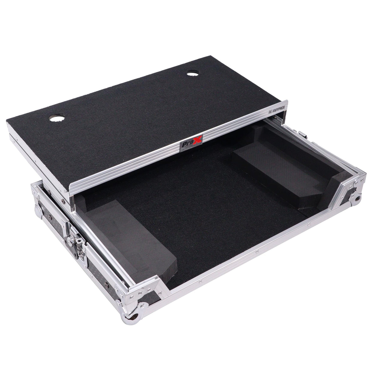 ProX X-DDJREV1LT - ATA Flight Case For Pioneer DDJ-REV1 DJ Controller with Laptop Shelf.