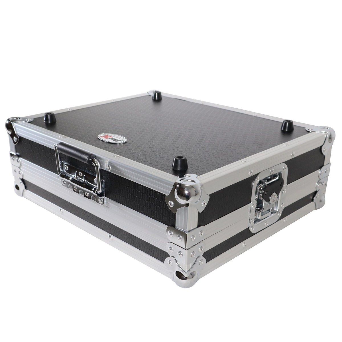 ProX X-PRIMEGO - ATA Style Flight Travel Case for Denon DJ Prime Go Digital Controller - Silver On Black.