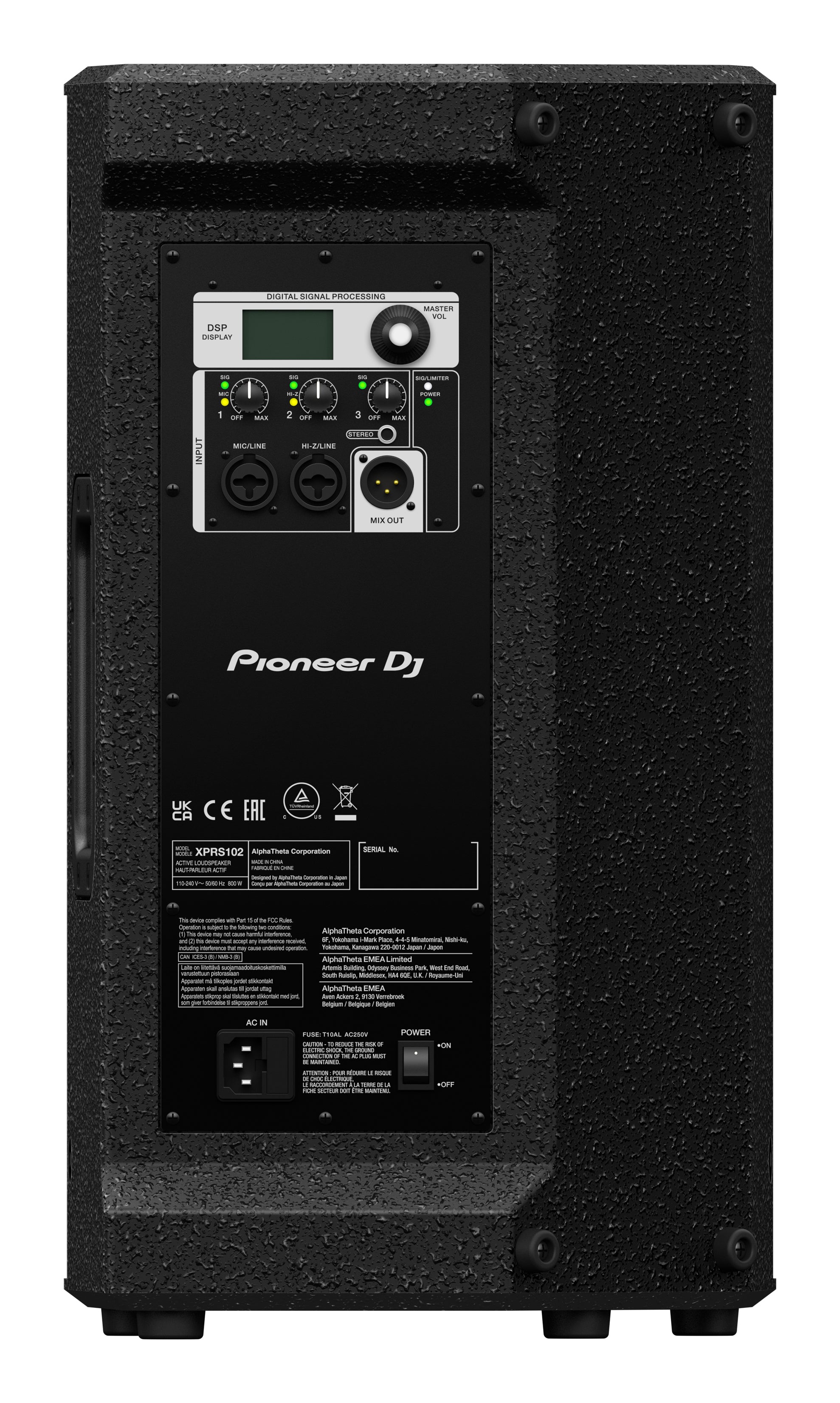 Pioneer DJ XPRS102 - 10" 2000 W Active Loudspeaker (Single)