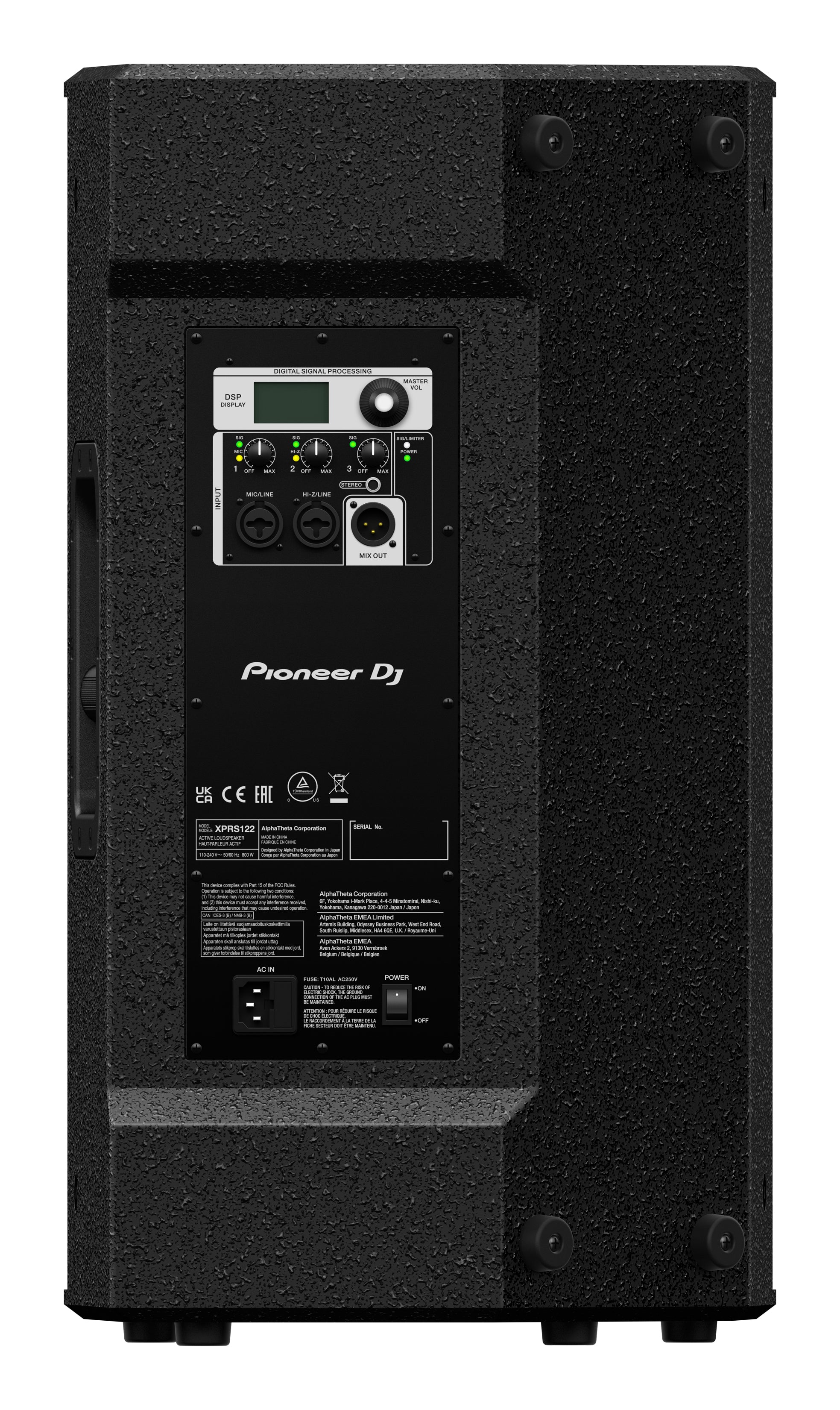 Pioneer DJ XPRS122 - 12" 2000 W Active Loudspeaker (Single)