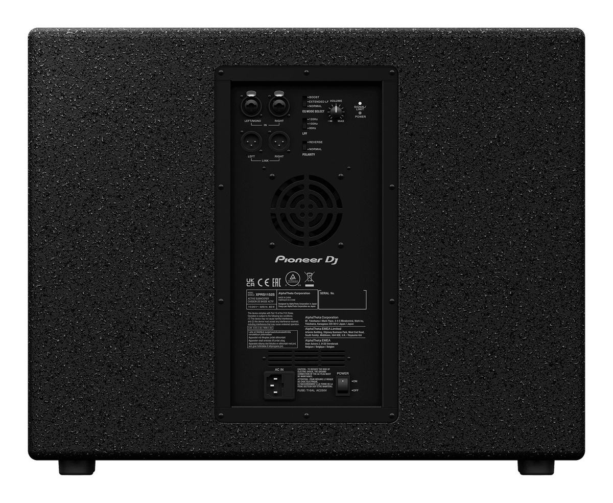 Pioneer DJ XPRS1152S - 15” Reflex Loaded Active Subwoofer - Final Clearance!.