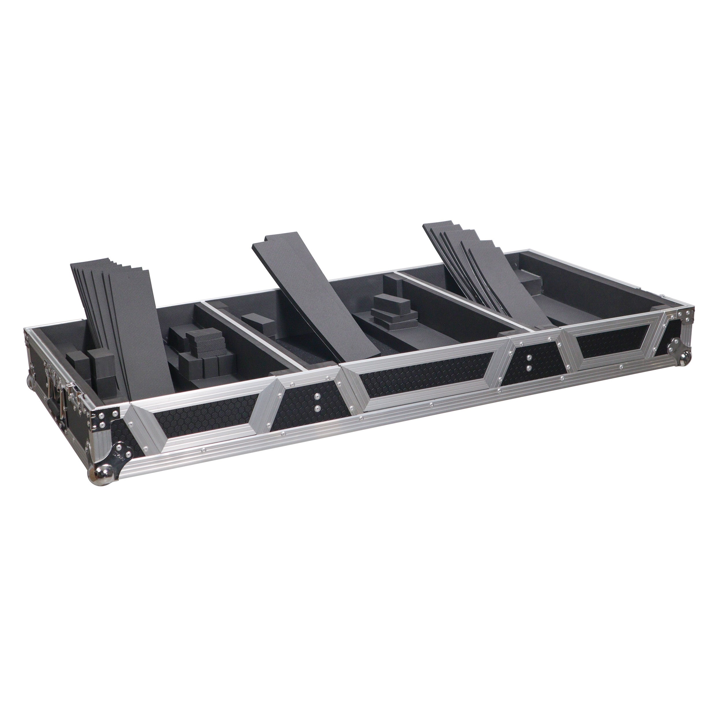 ProX XS-CDJ3KA9W - ATA Flight Case for Pioneer CDJ 3000 Player and DJM A9 4 Channel DJ Mixer with Wheels