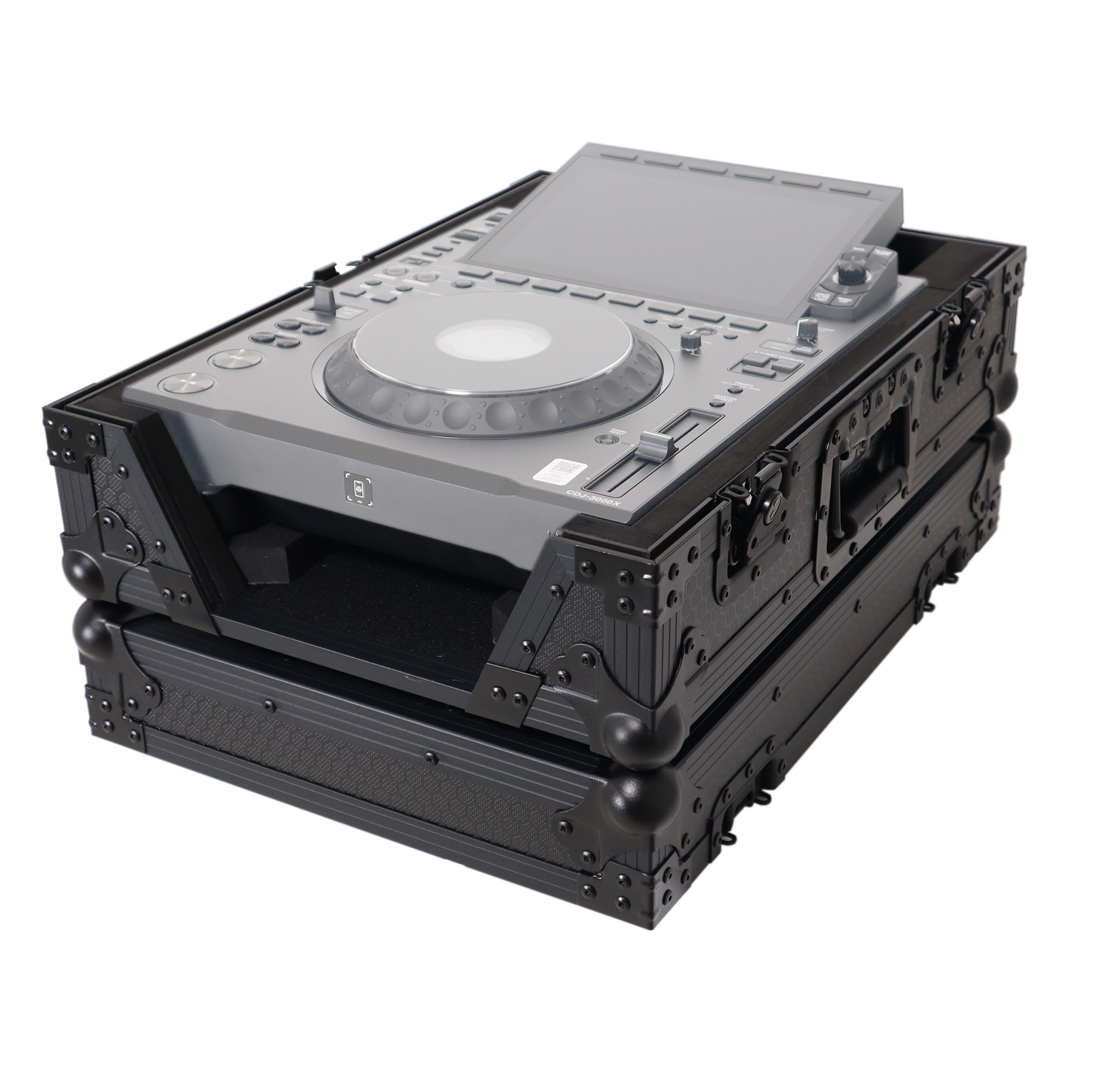 ProX XS-CDXBL - Black ATA Flight Case for AlphaTheta CDJ-3000X Pioneer CDJ-3000 DJ Media Player with Heavy-Duty Protection