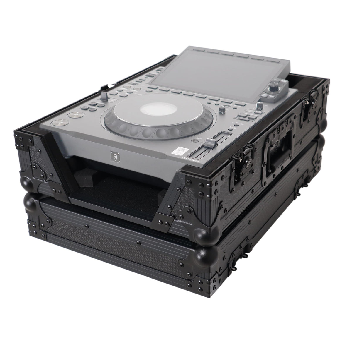 ProX XS-CDXBL - Black ATA Flight Case for AlphaTheta CDJ-3000X Pioneer CDJ-3000 DJ Media Player with Heavy-Duty Protection.