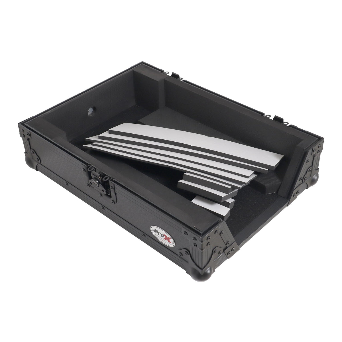 ProX XS-CDXBL - Black ATA Flight Case for AlphaTheta CDJ-3000X Pioneer CDJ-3000 DJ Media Player with Heavy-Duty Protection.