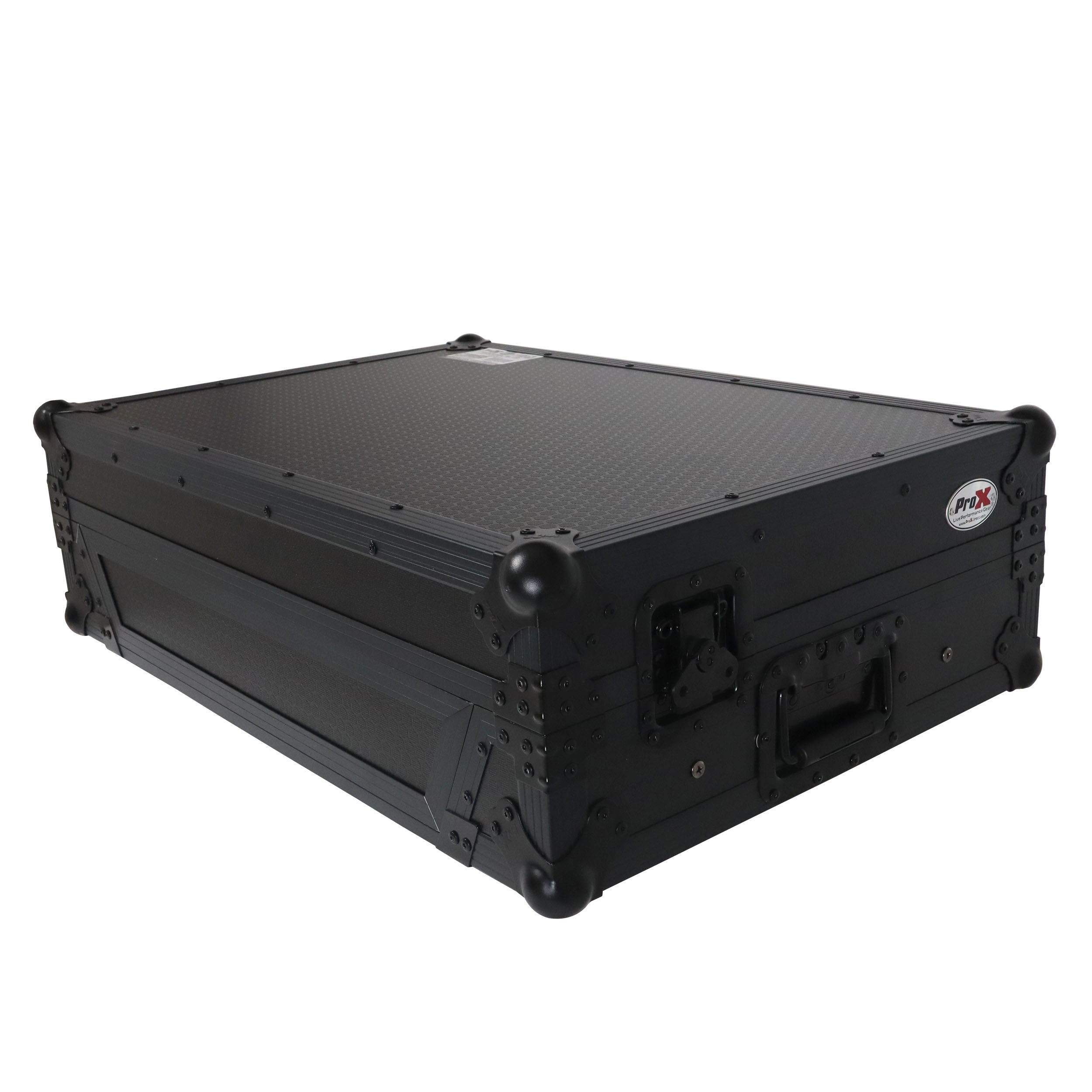 ProX XS-MIXON8 LTBL LED - ATA Flight Style Road Case For Mixon 8 Pro with Laptop Shelf and LED Black Finish