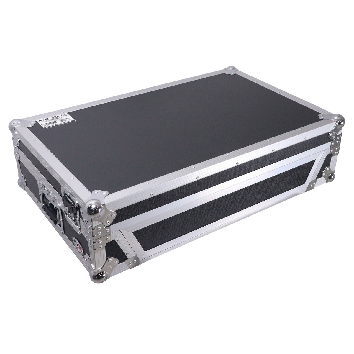 ProX XS-RANEFOURWBL - ATA Flight Style Road Case For RANE Four or RANE Performer DJ Controller with 1U Rack Space and Wheels - Black Finish.