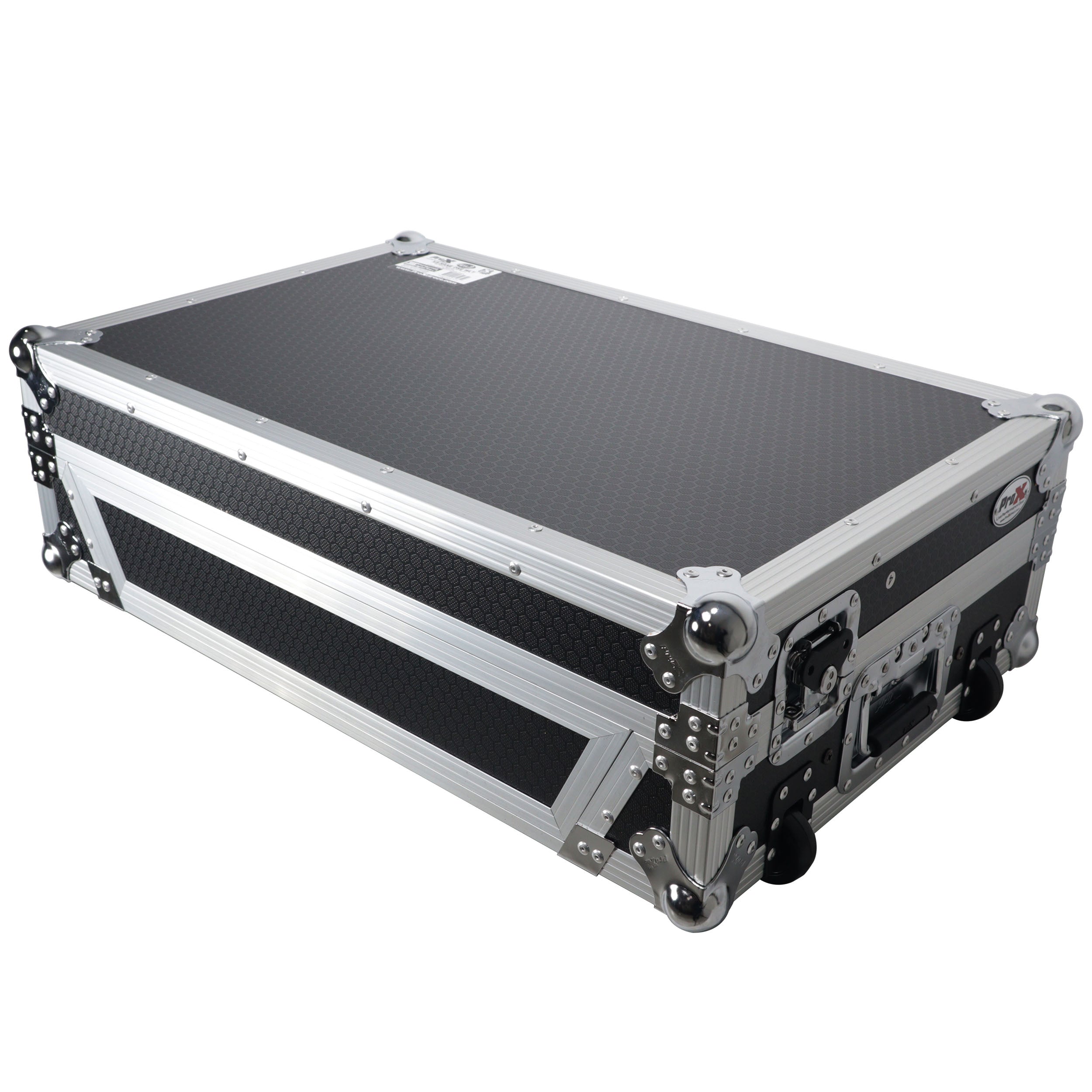ProX XS-RANEONE WLT - Flight Case For RANE ONE DJ Controller with Sliding Laptop Shelf, 1U Rack, and Wheels