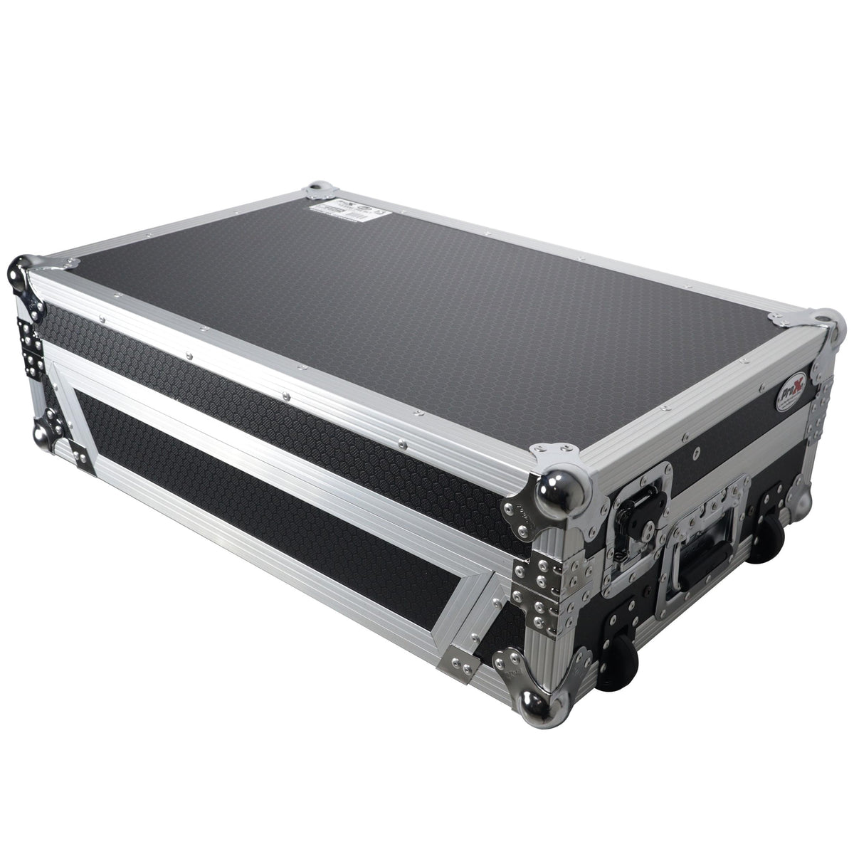 ProX XS-RANEONE WLT - Flight Case For RANE ONE DJ Controller with Sliding Laptop Shelf, 1U Rack, and Wheels.
