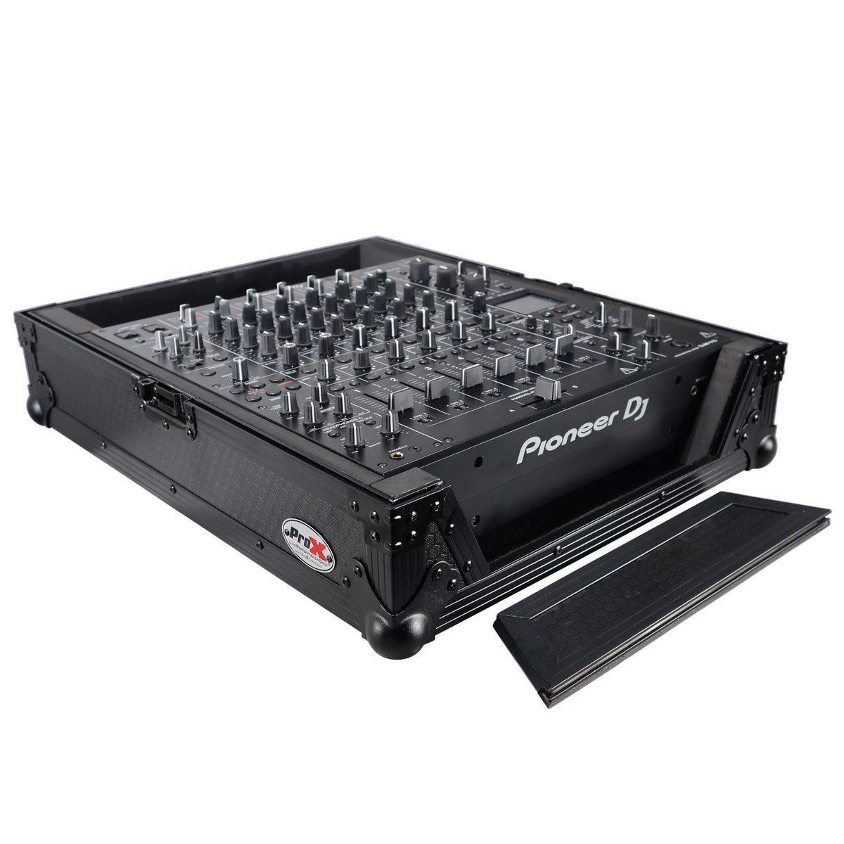 ProX XS-DJMV10A9BL - ATA Style Flight Road Case for Pioneer DJM-A9 DJM V10 DJ Mixer Black Finish.