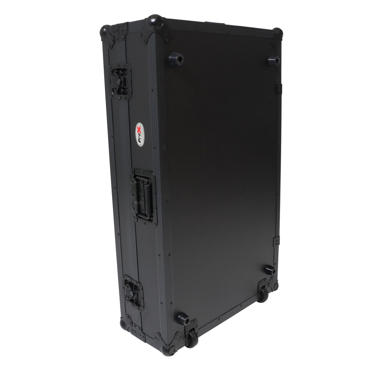 ProX XS-XDJAZWLTBLLED - ATA Flight Case For Pioneer XDJ-AZ DJ Controller with Laptop Shelf 1U Rack Space, Wheels, and LED - Black.