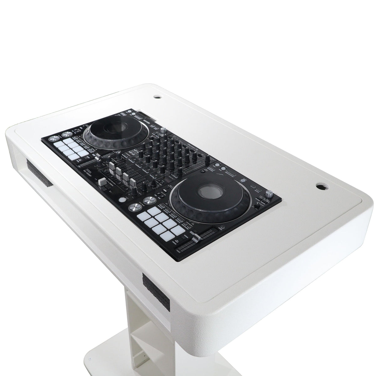 ProX XZF-DJCTWCASE - Podio de DJ Control Tower con estuches de transporte para Pioneer DDJ-REV7 XDJ-XZ FLX10 RANE Four (blanco)
