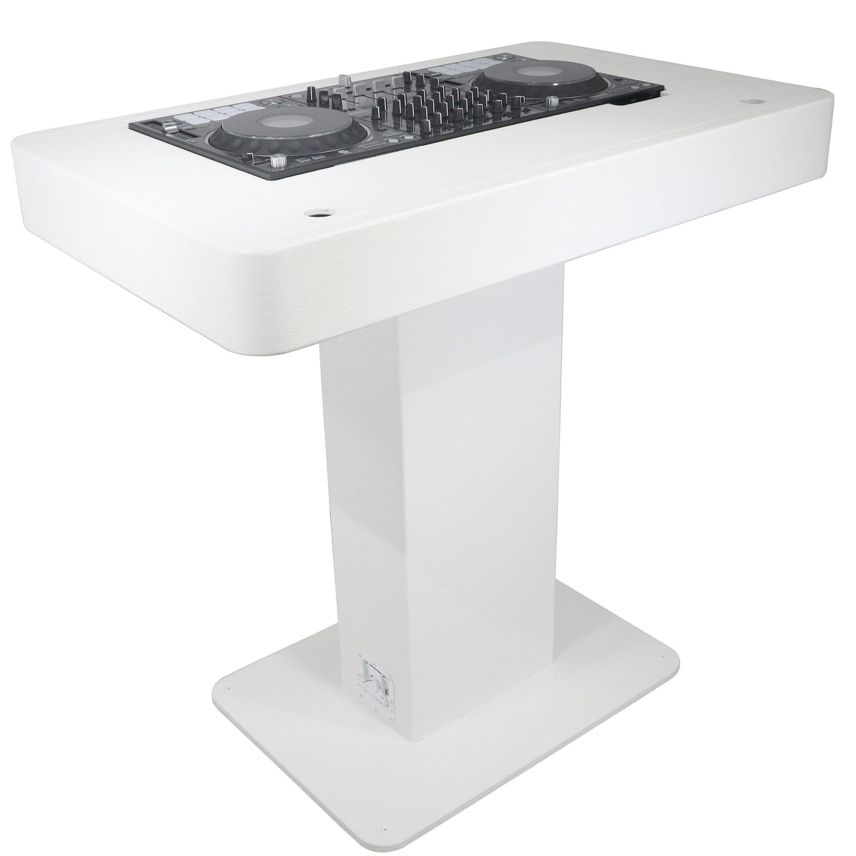 ProX XZF-DJCTWCASE - Podio de DJ Control Tower con estuches de transporte para Pioneer DDJ-REV7 XDJ-XZ FLX10 RANE Four (blanco)