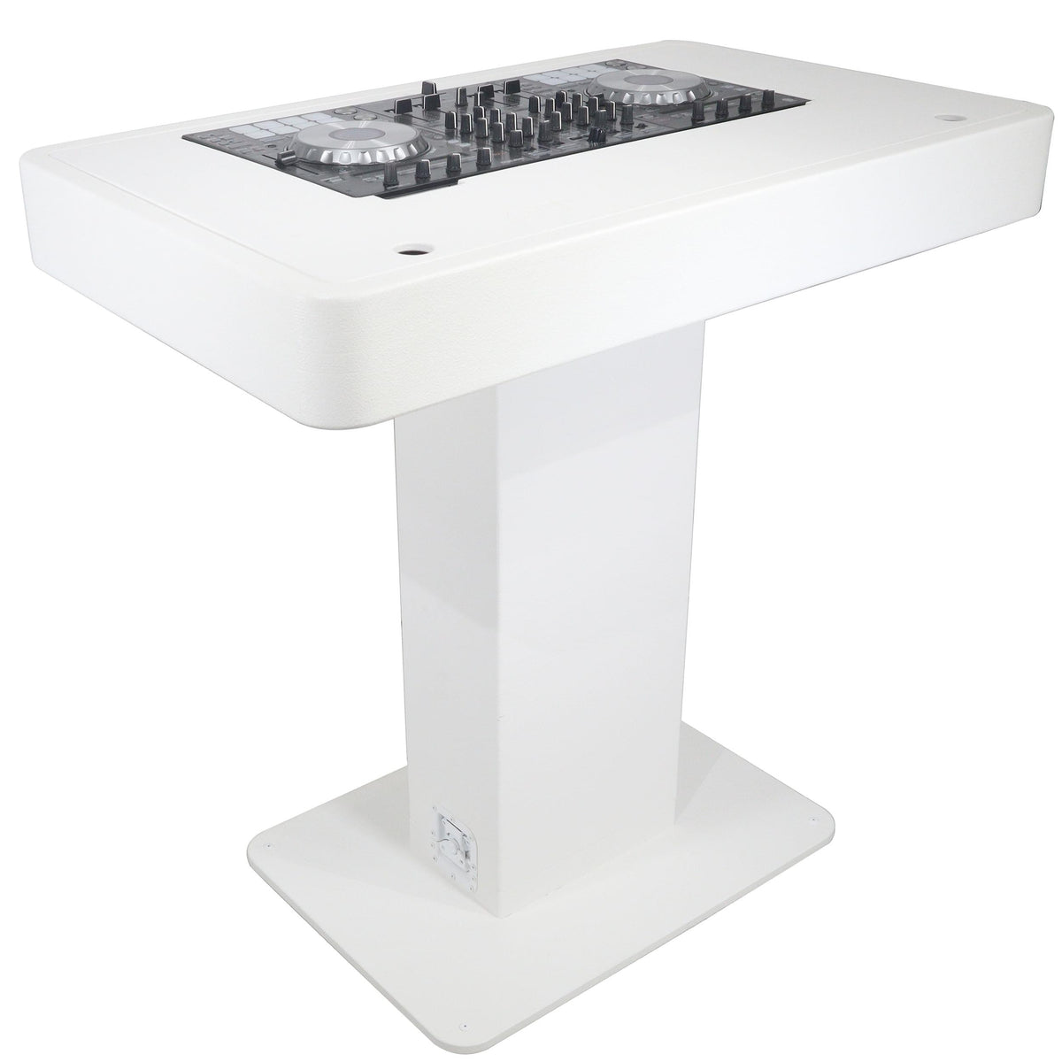 ProX XZF-DJCTWCASE - Podio de DJ Control Tower con estuches de transporte para Pioneer DDJ-REV7 XDJ-XZ FLX10 RANE Four (blanco)