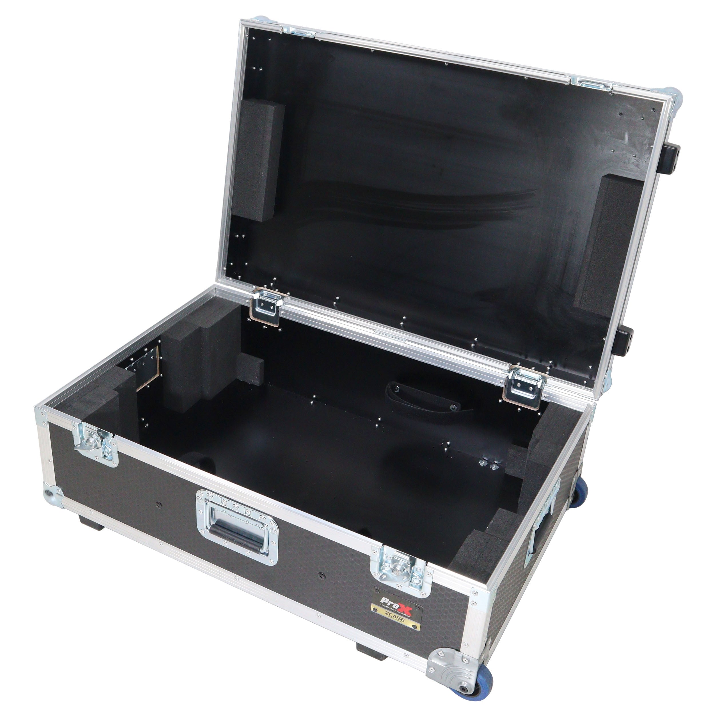 ProX XZF-DJCTWCASE - Control Tower DJ Podium with Road Cases for Pioneer DDJ-REV7 XDJ-XZ FLX10 RANE Four (White)