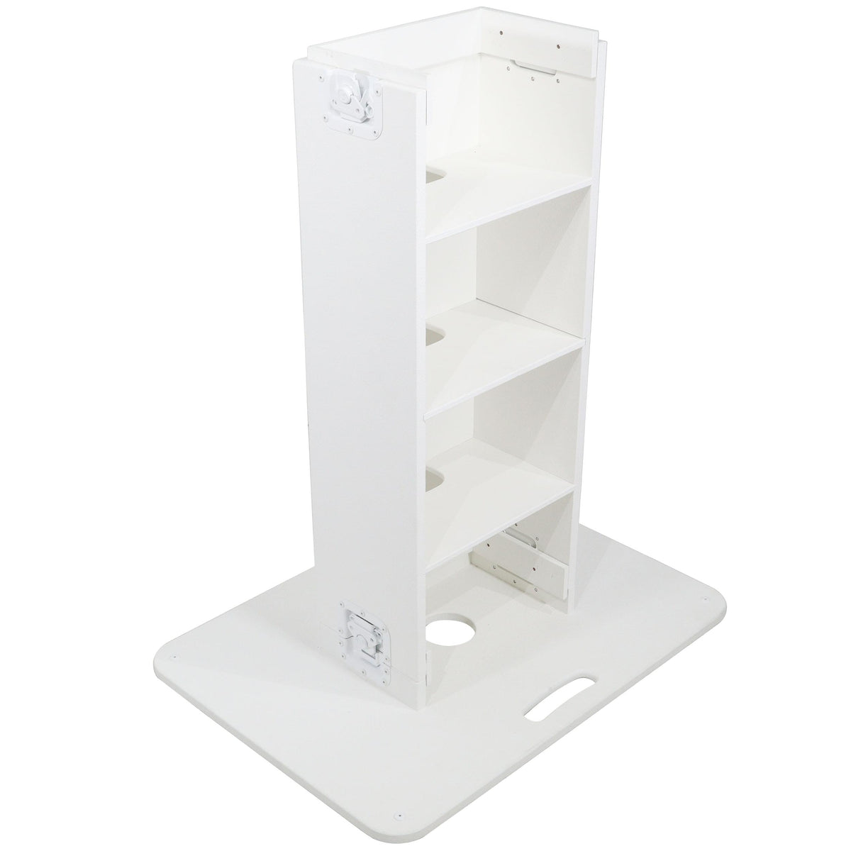 ProX XZF-DJCTWCASE - Podio de DJ Control Tower con estuches de transporte para Pioneer DDJ-REV7 XDJ-XZ FLX10 RANE Four (blanco)