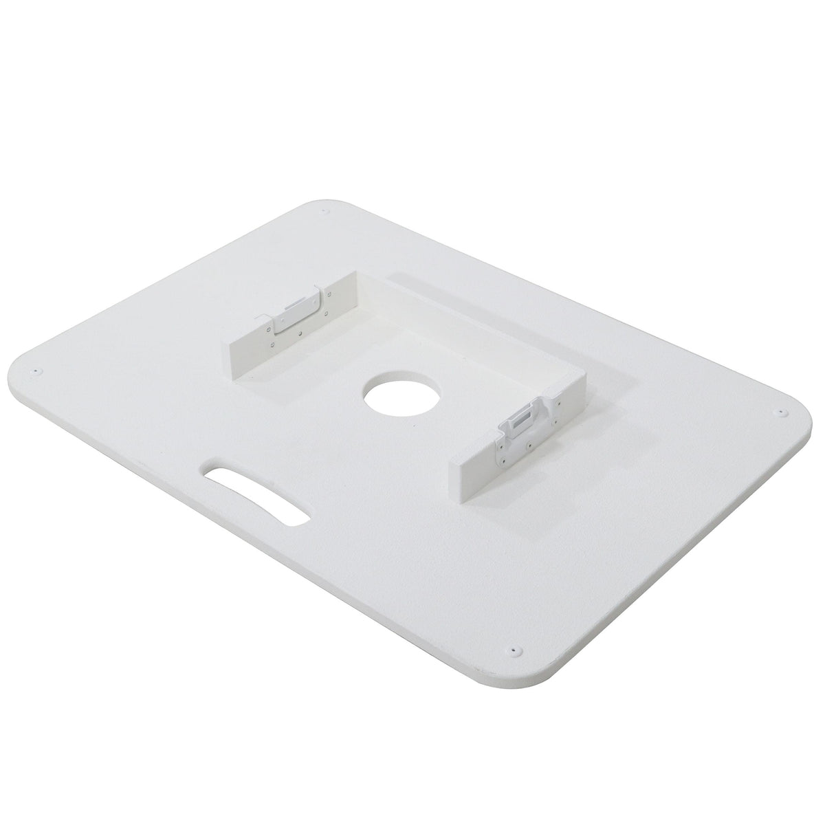 ProX XZF-DJCTWCASE - Control Tower DJ Podium with Road Cases for Pioneer DDJ-REV7 XDJ-XZ FLX10 RANE Four (White).