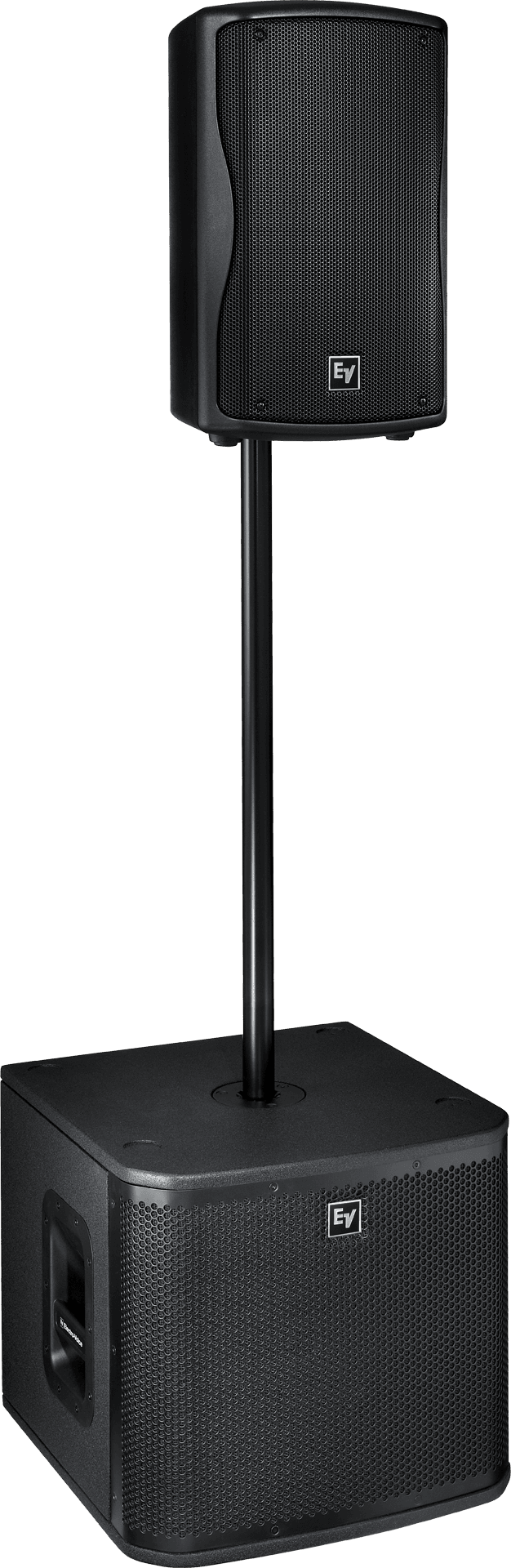 Electro-Voice ZXA1-90B-120V - 800W, 8" 2-Way Powered Full-Range Speaker.