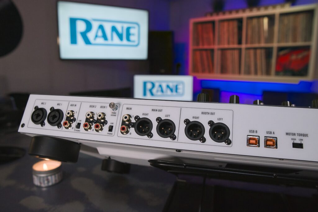 RANE One MKII rear view