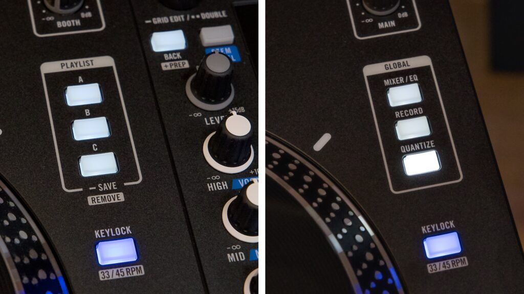 RANE System One (Playlist & Global Buttons)