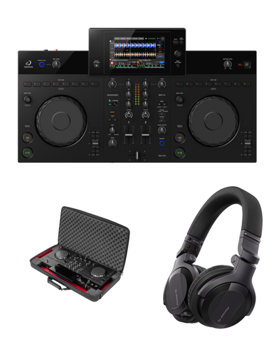 AlphaTheta XDJ-AN + Odyssey BATXDJAN Soft Case + Pioneer DJ HDJ-CUE1 Headphones Bundle