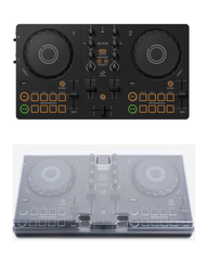 AlphaTheta DDJ-FLX2 + Decksaver DSLE-PC-DDJFLX2 Cover Bundle