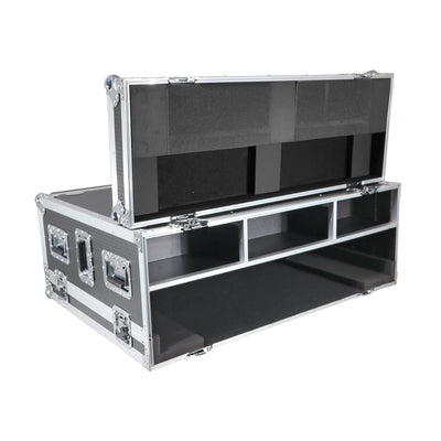 ProX ATA Digital Audio Mixer Flight Case for Yamaha QL5 Console with Doghouse compartment and Caster wheels