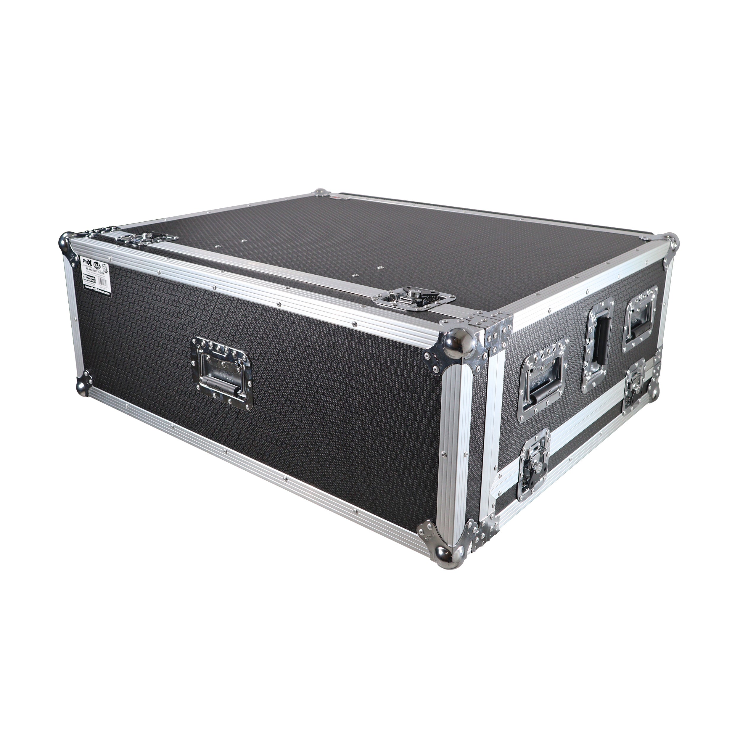 ProX ATA Digital Audio Mixer Flight Case for Yamaha TF5 Console with Doghouse compartment and Caster wheels