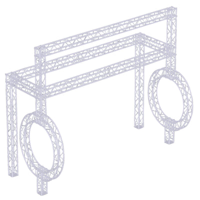 ProX Double Circle 10X20 Exhibition Module Stand Truss Package