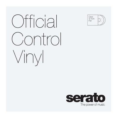 Serato Performance Series 12" Control Vinyl (Pair, Clear)