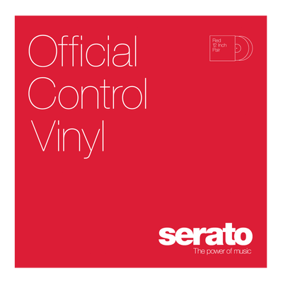 Serato Performance Series 12" Control Vinyl (Pair, Red)