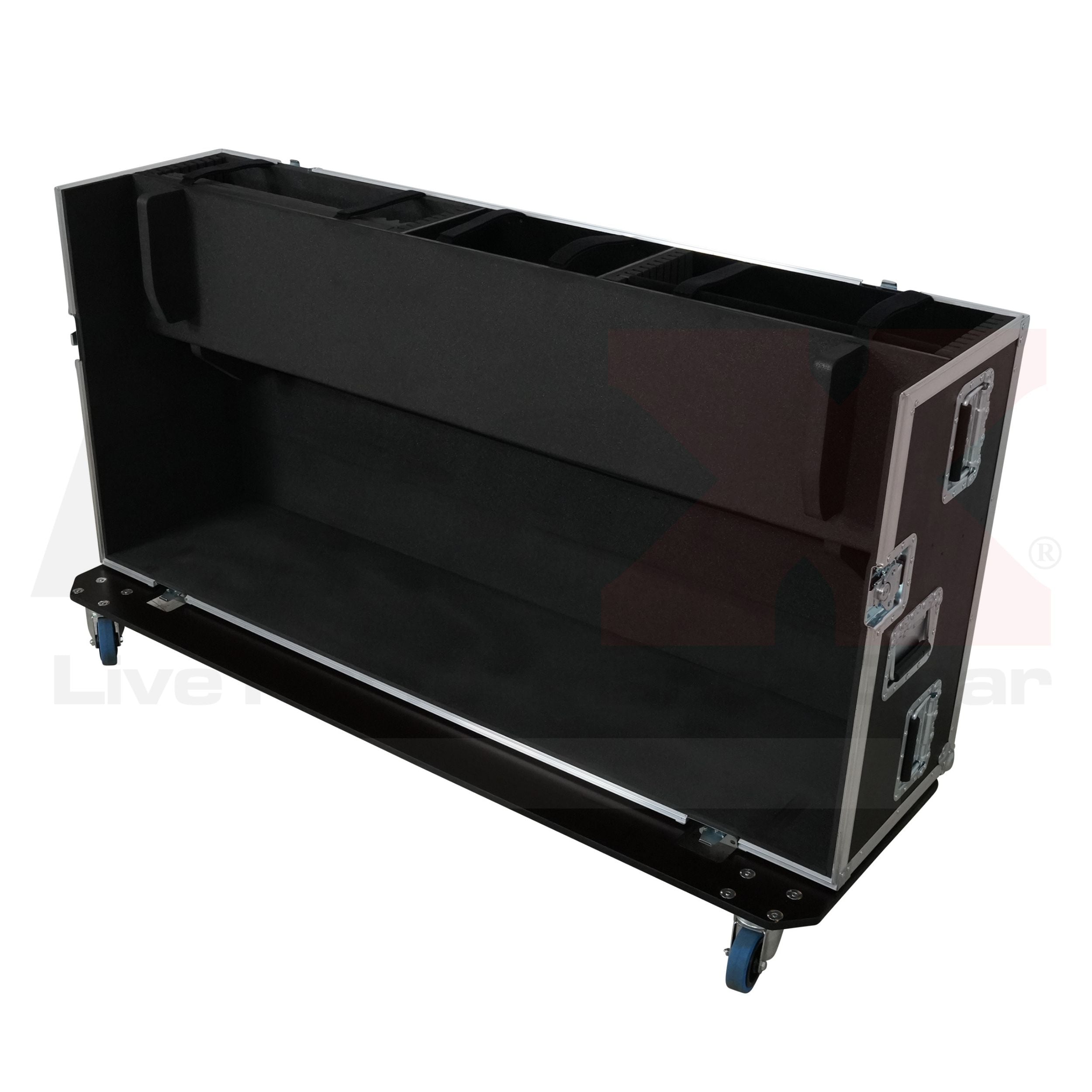 ProX Flight case for Yamaha Rivage PM5 CS-R5 Audio Console Mixer with Doghouse and Wheels by Santosom