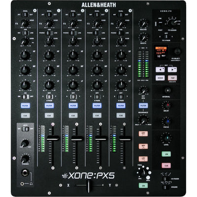 Allen & Heath XONE:PX5 - 4+1 Channel Analog DJ Performance Mixer with Integrated 20 Channel Soundcard