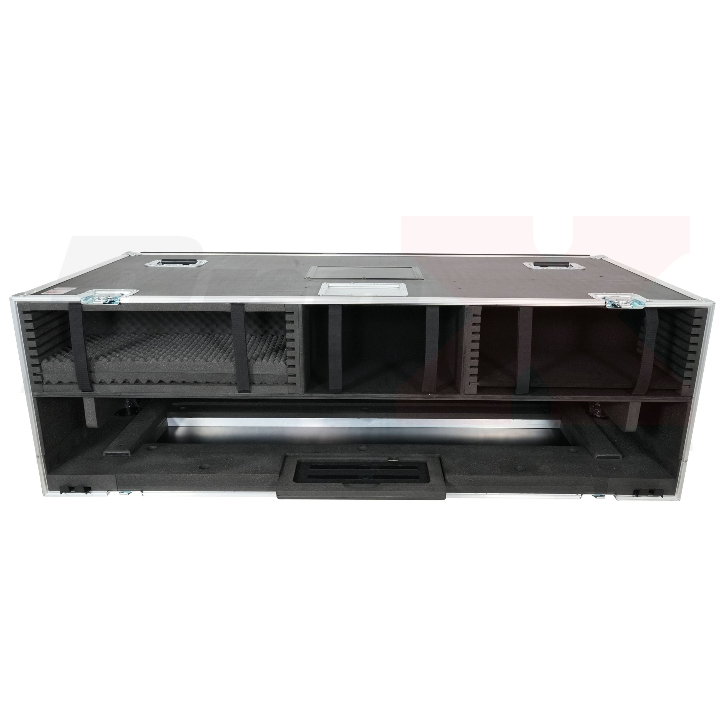 ProX Flight case for Yamaha Rivage PM5 CS-R5 Audio Console Mixer with Doghouse and Wheels by Santosom