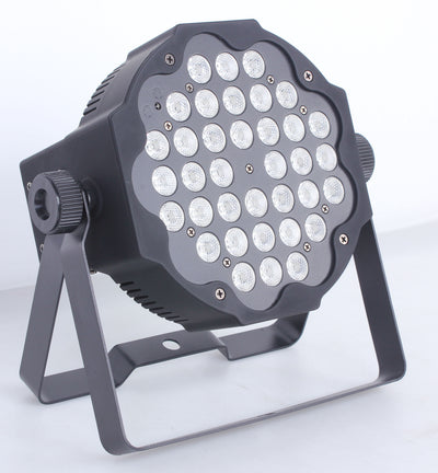 ProX Fusion RGBWA Par 36x 1W LED Slim Par Black Housing