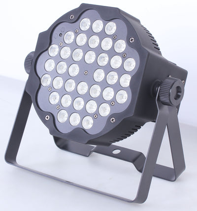 ProX Fusion RGBWA Par 36x 1W LED Slim Par Black Housing