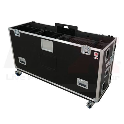 ProX Flight case for Yamaha Rivage PM5 CS-R5 Audio Console Mixer with Doghouse and Wheels by Santosom