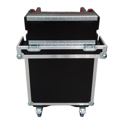 ProX MIDAS M32R Flip-Ready Hydraulic Console Easy Retracting Lifting 1U Rack Space Case by ZCASE