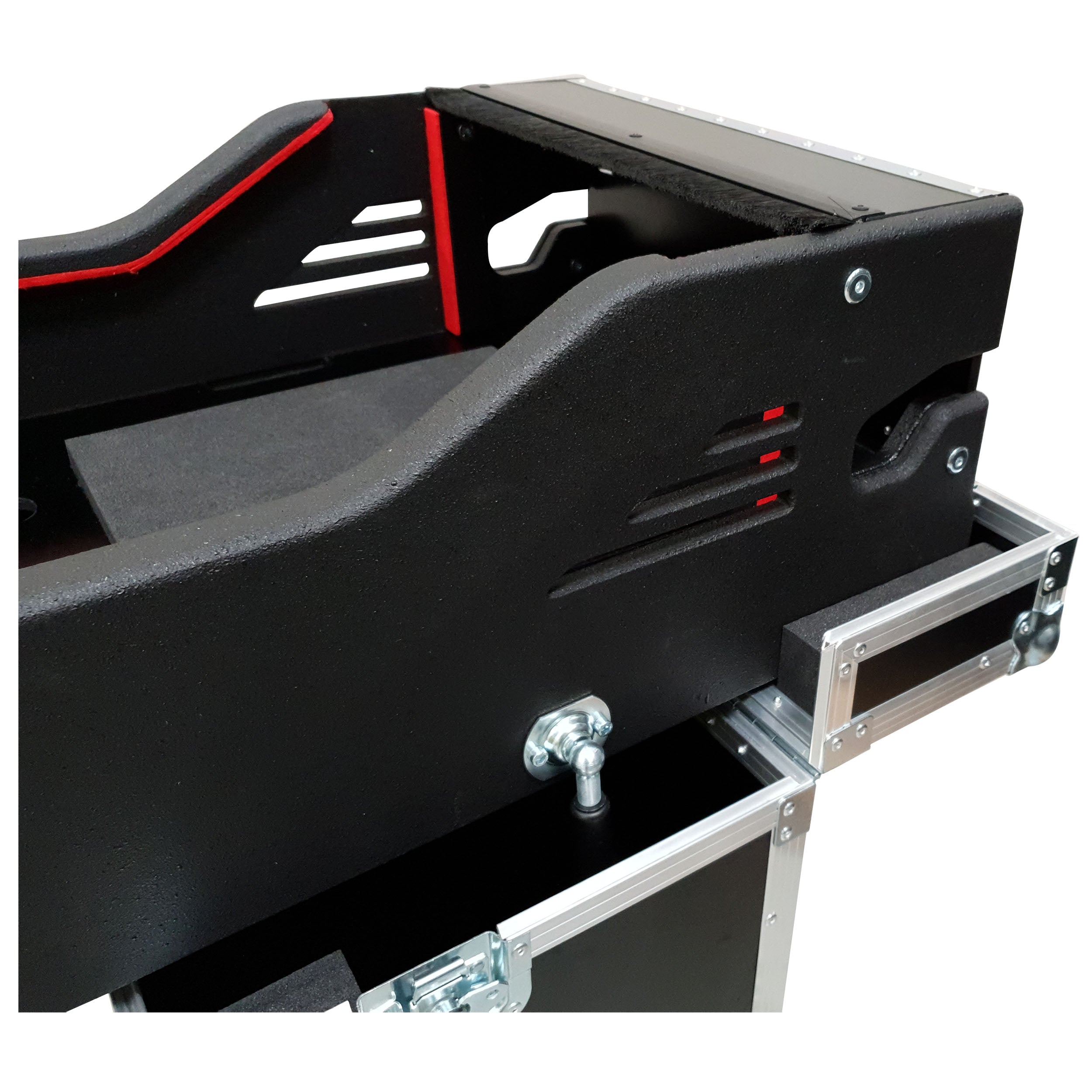 ProX MIDAS M32R Flip-Ready Hydraulic Console Easy Retracting Lifting 1U Rack Space Case by ZCASE
