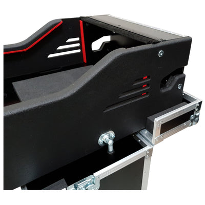 ProX MIDAS M32R Flip-Ready Hydraulic Console Easy Retracting Lifting 1U Rack Space Case by ZCASE