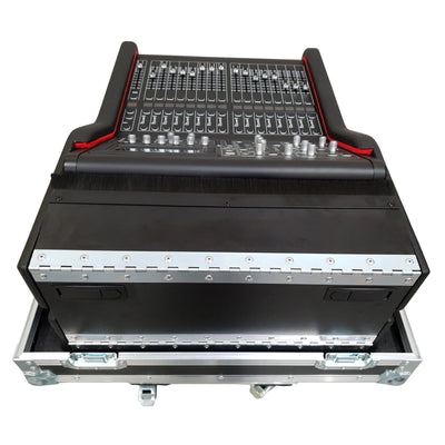 ProX MIDAS M32R Flip-Ready Hydraulic Console Easy Retracting Lifting 1U Rack Space Case by ZCASE