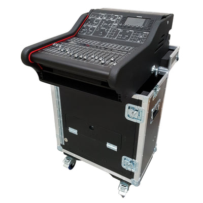 ProX MIDAS M32R Flip-Ready Hydraulic Console Easy Retracting Lifting 1U Rack Space Case by ZCASE