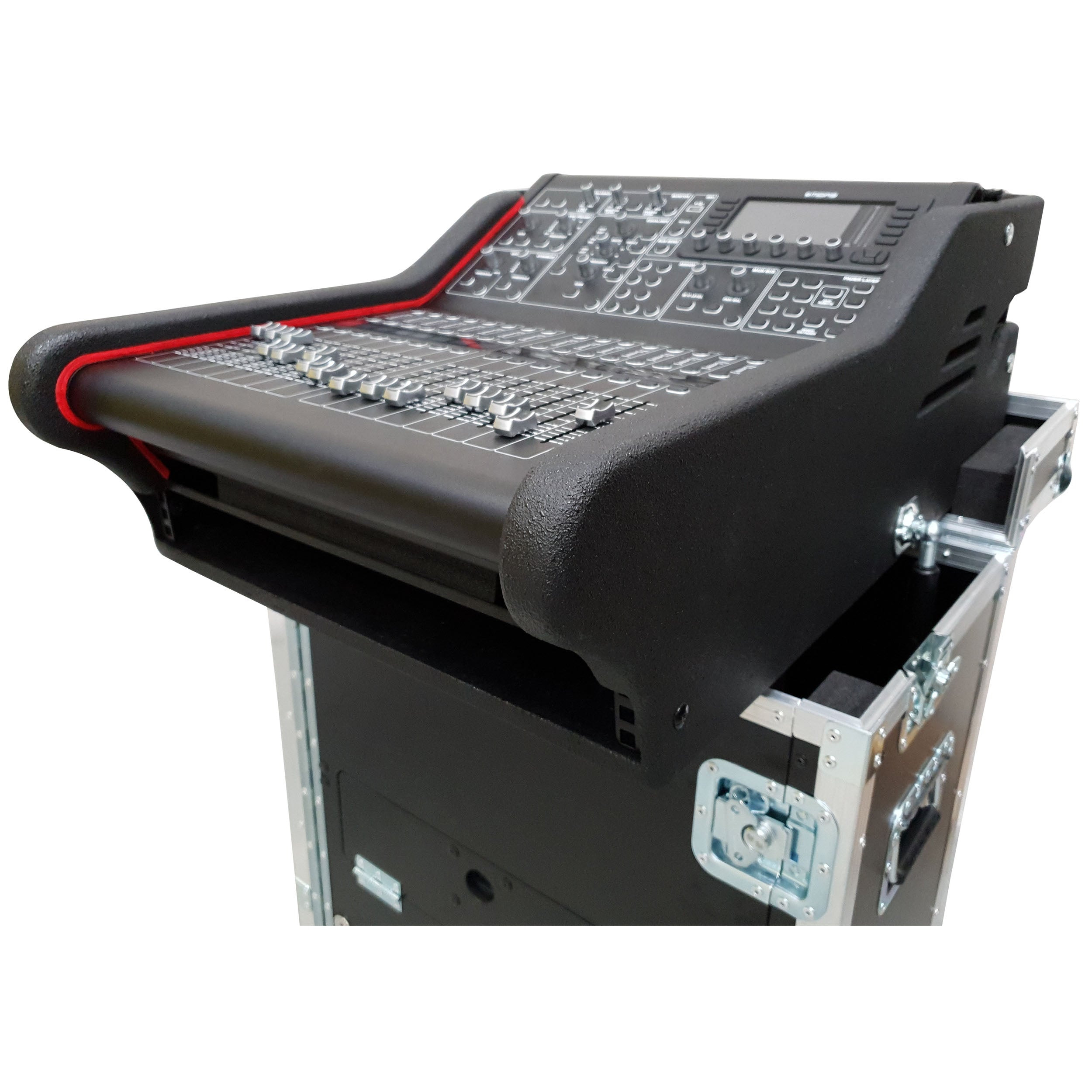 ProX MIDAS M32R Flip-Ready Hydraulic Console Easy Retracting Lifting 1U Rack Space Case by ZCASE