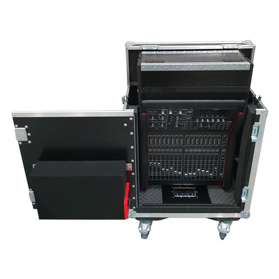 ProX MIDAS M32R Flip-Ready Hydraulic Console Easy Retracting Lifting 1U Rack Space Case by ZCASE