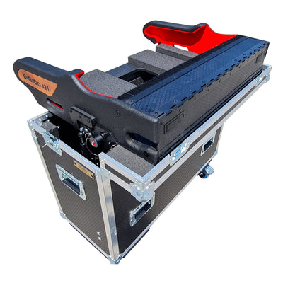 ProX DiGiCO S21 Flip-Ready Hydraulic Console Easy Retracting Detachable Lifting Console Flight Case with wheels by ZCASE