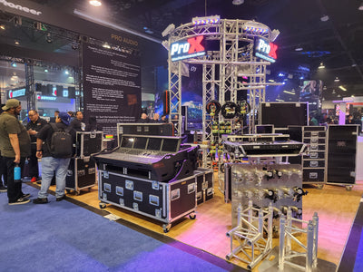 ProX Avid Venue S6L-32D Flip-Ready Hydraulic Console Easy Retracting Lifting 2U Rack Space Detachable Case by ZCASE