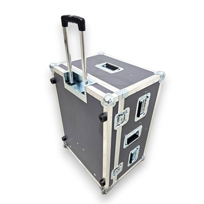 ProX ATA Flight Case for Digital Audio Mixer Yamaha DM7C Compact with Corner Wheels, DogHouse and Telescopic Handle