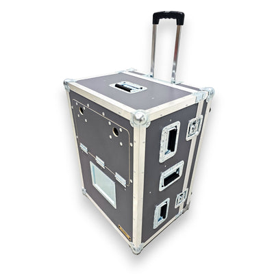 ProX ATA Flight Case for Digital Audio Mixer Yamaha DM7C Compact with Corner Wheels, DogHouse and Telescopic Handle