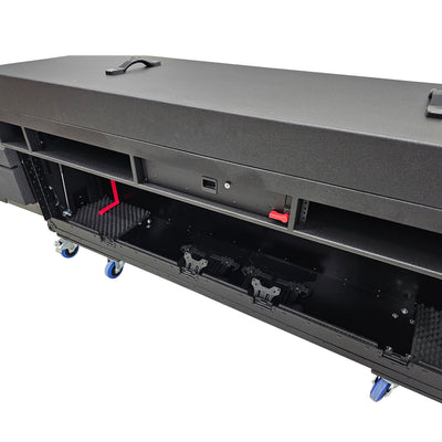 ProX Flip-Ready Easy Retracting Hydraulic Lift Case for 4x Pioneer CDJ-3000 and DJM-V10 or A9 System